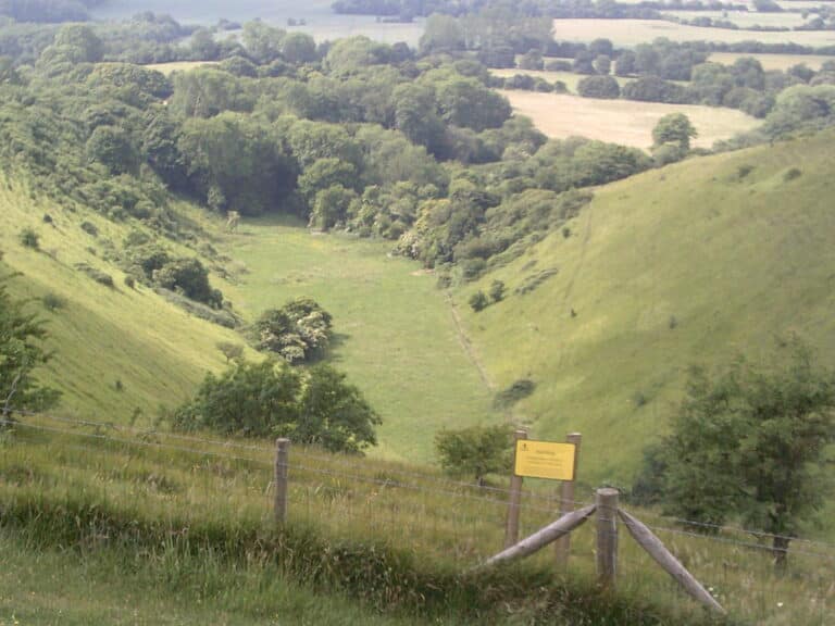 The Devil's Kneading Trough, Wye Downs, Kent