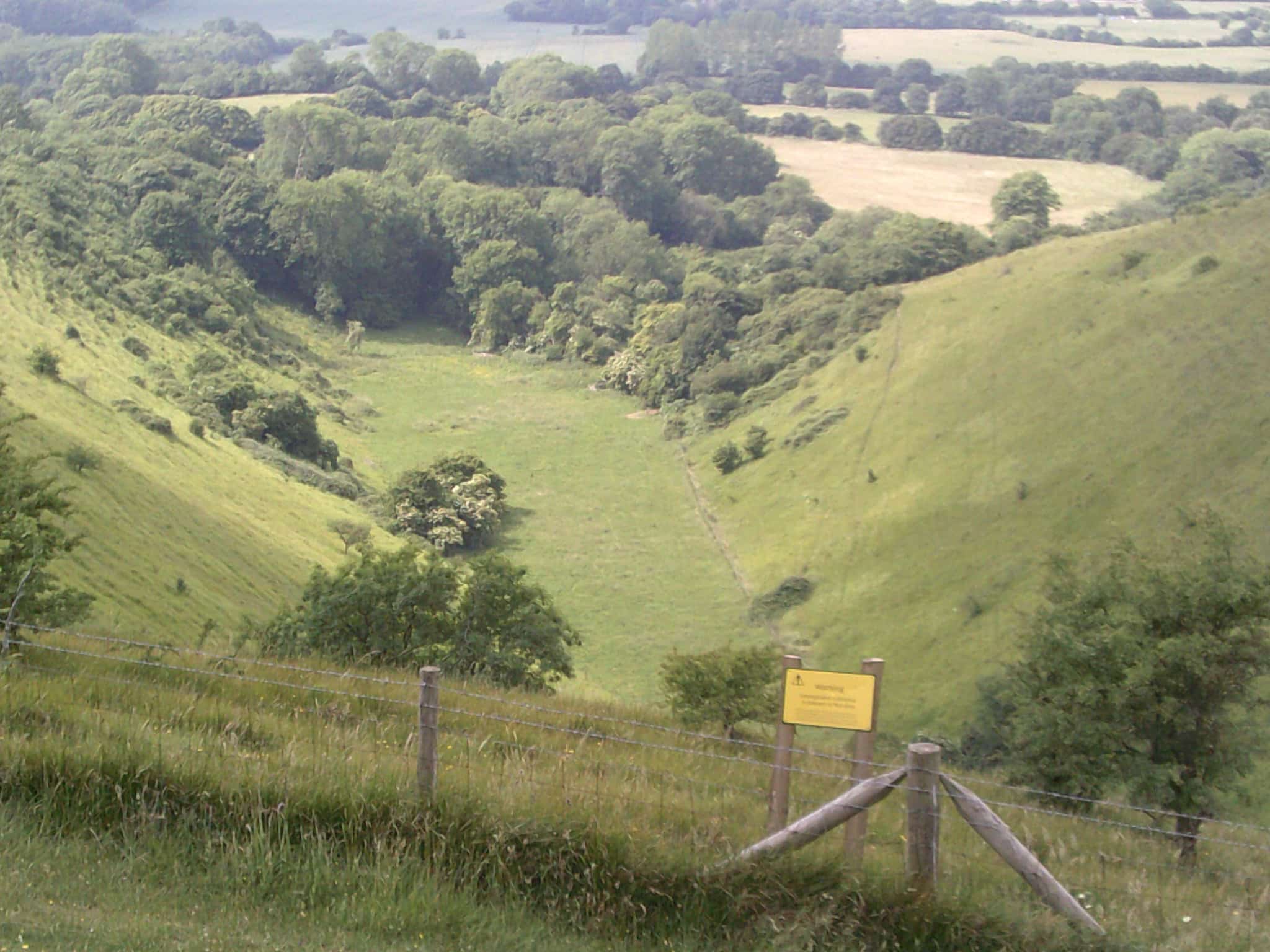 The Devil's Kneading Trough, Wye Downs, Kent